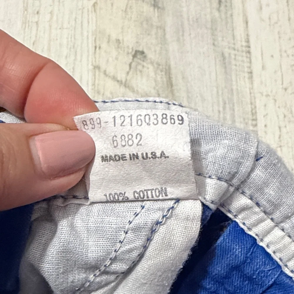 Vintage OshKosh B'gosh Royal Blue Kids Overalls Made in USA 3T